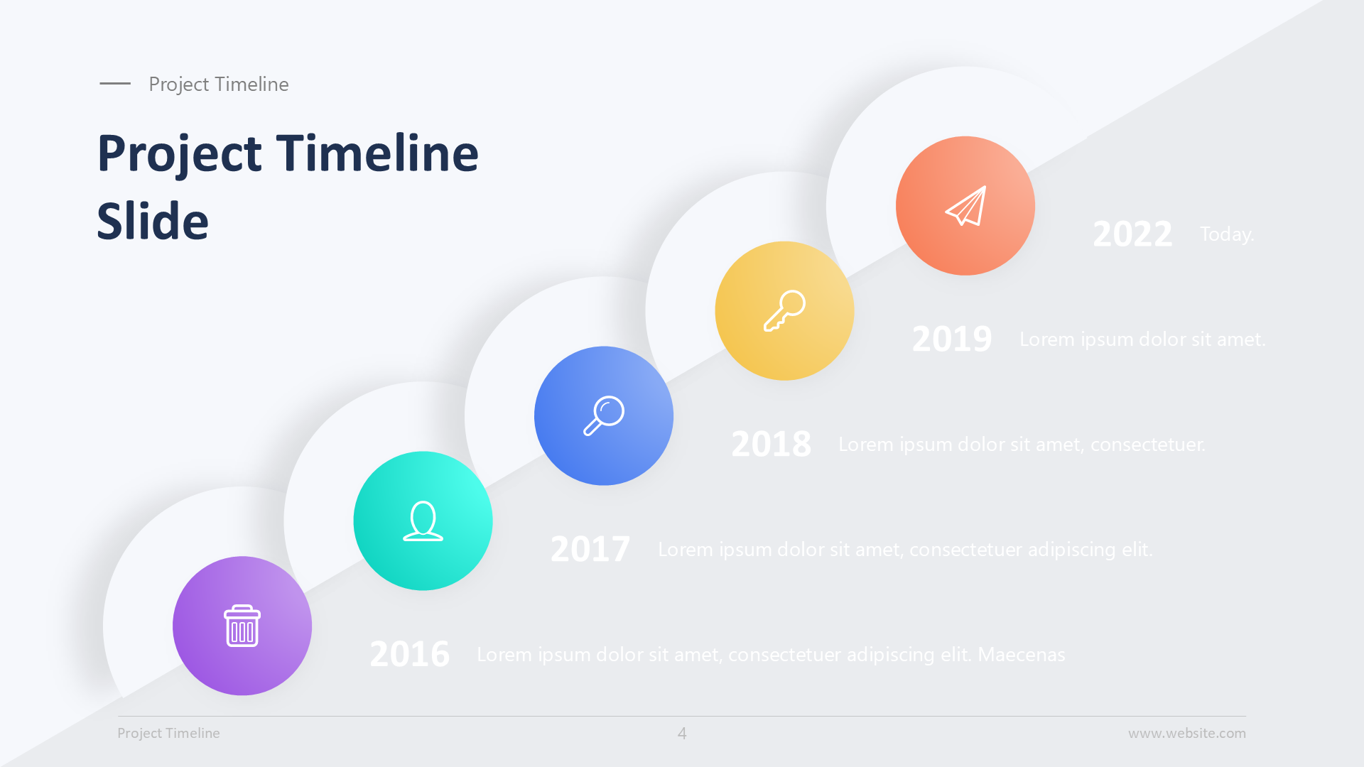 Timeline V1 Light slide 4